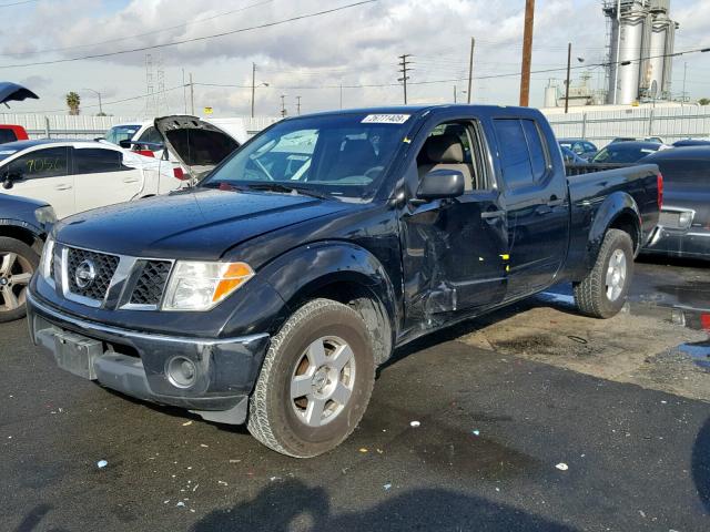 1N6AD09U27C404776 - 2007 NISSAN FRONTIER C BLACK photo 2