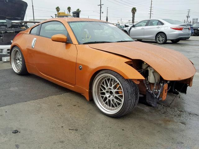 JN1AZ34D26M305738 - 2006 NISSAN 350Z COUPE ORANGE photo 1