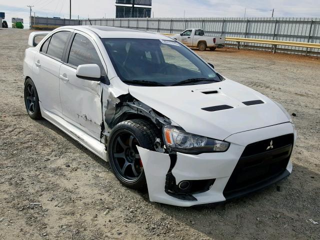 JA32W8FV9CU009073 - 2012 MITSUBISHI LANCER EVO WHITE photo 1