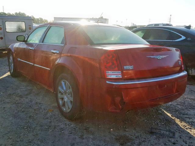 2C3LA63H58H137218 - 2008 CHRYSLER 300C RED photo 3