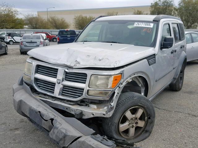 1D8GT28K37W503120 - 2007 DODGE NITRO SXT GRAY photo 2