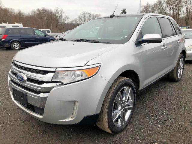 2FMDK4KC7BBB29036 - 2011 FORD EDGE LIMIT SILVER photo 3