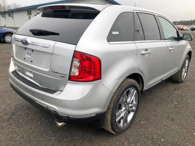 2FMDK4KC7BBB29036 - 2011 FORD EDGE LIMIT SILVER photo 4