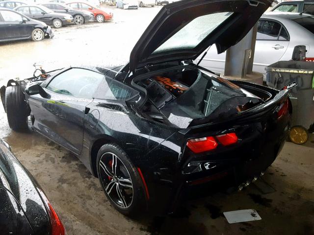 1G1YB2D72G5121439 - 2016 CHEVROLET CORVETTE S BLACK photo 3