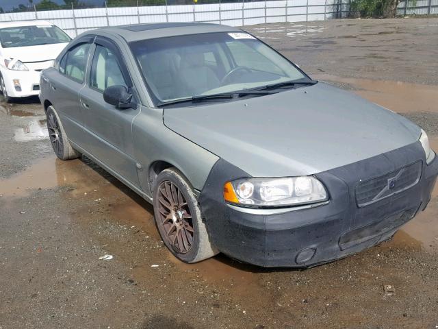 YV1RS592062525537 - 2006 VOLVO S60 2.5T GREEN photo 1