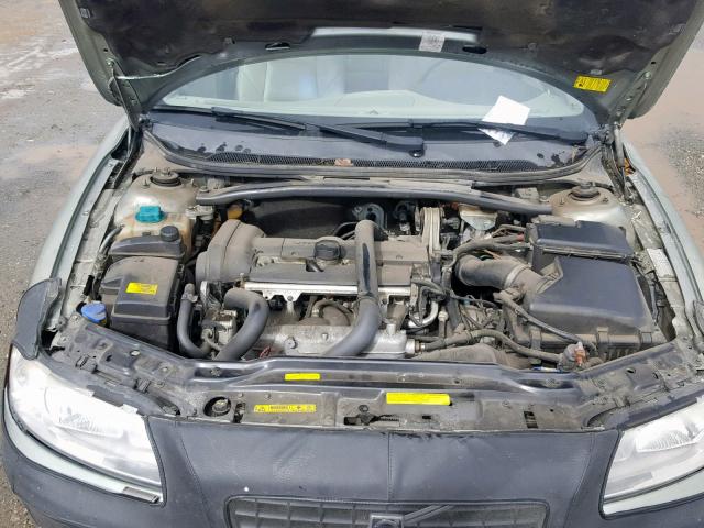 YV1RS592062525537 - 2006 VOLVO S60 2.5T GREEN photo 7