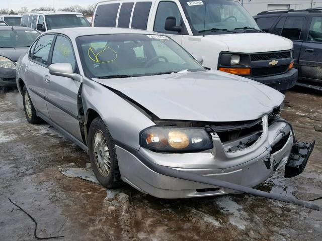 2G1WF55E829324454 - 2002 CHEVROLET IMPALA SILVER photo 1