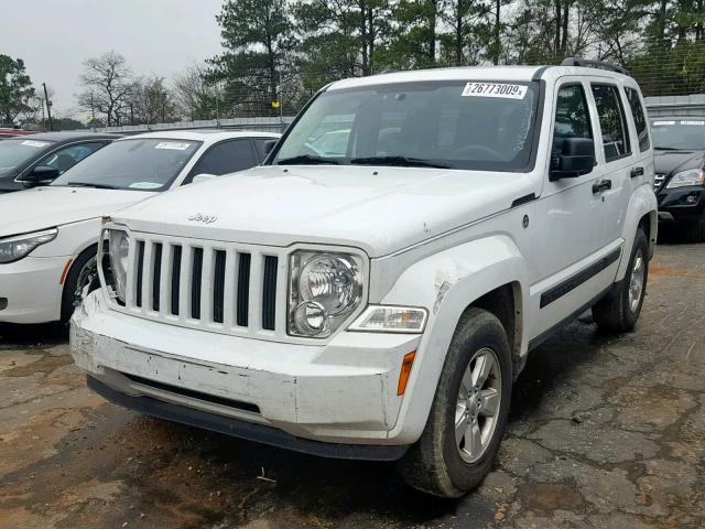 1J4PN2GK2BW581644 - 2011 JEEP LIBERTY SP WHITE photo 2