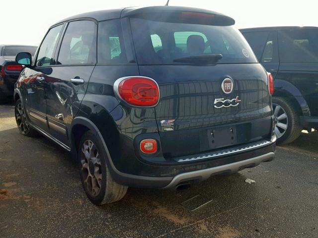 ZFBCFADH9EZ012218 - 2014 FIAT 500L TREKK BLACK photo 3