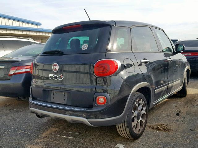 ZFBCFADH9EZ012218 - 2014 FIAT 500L TREKK BLACK photo 4