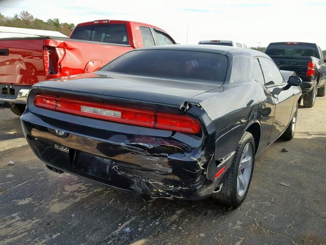 2C3CDYAG3EH266776 - 2014 DODGE CHALLENGER BLACK photo 4