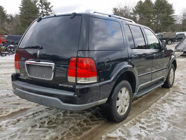 5LMEU88H54ZJ29672 - 2004 LINCOLN AVIATOR 黑色 照片 4