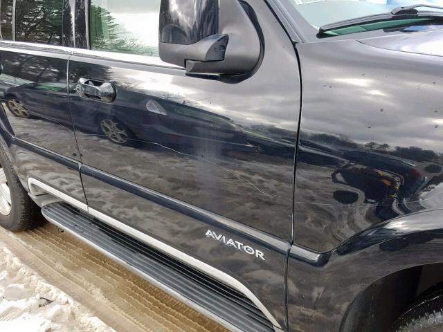 5LMEU88H54ZJ29672 - 2004 LINCOLN AVIATOR 黑色 照片 9
