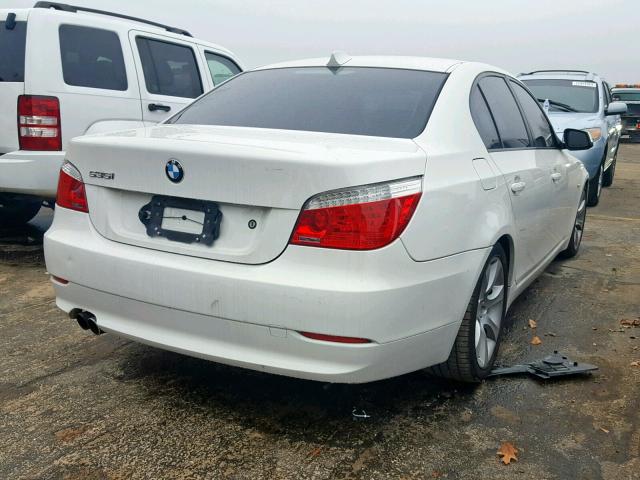 WBANW1C50AC167733 - 2010 BMW 535 I WHITE photo 4