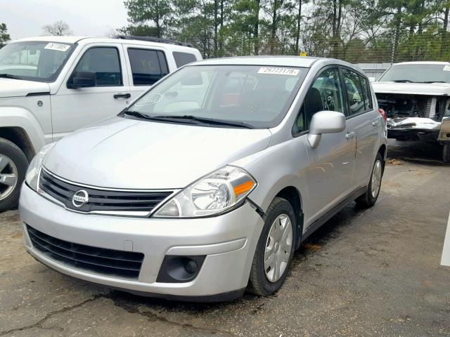 3N1BC1CP0AL366014 - 2010 NISSAN VERSA S SILVER photo 2