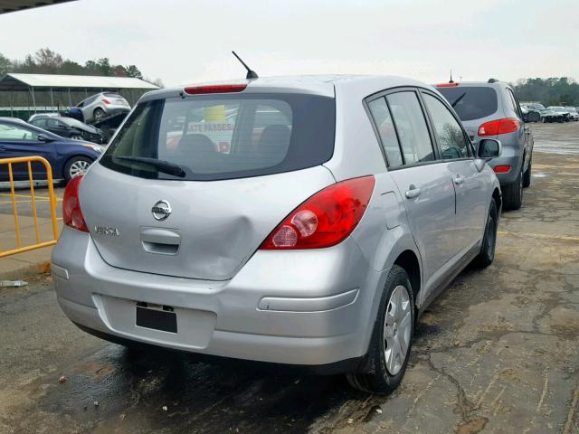 3N1BC1CP0AL366014 - 2010 NISSAN VERSA S SILVER photo 4