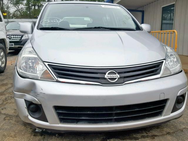 3N1BC1CP0AL366014 - 2010 NISSAN VERSA S SILVER photo 9