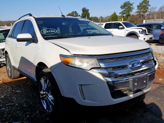 2FMDK3JC8CBA16533 - 2012 FORD EDGE SEL WHITE photo 1