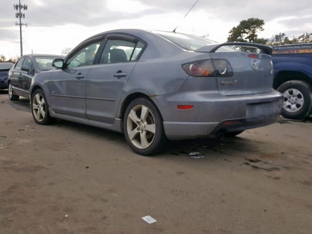 JM1BK323641188227 - 2004 MAZDA 3 S GRAY photo 3