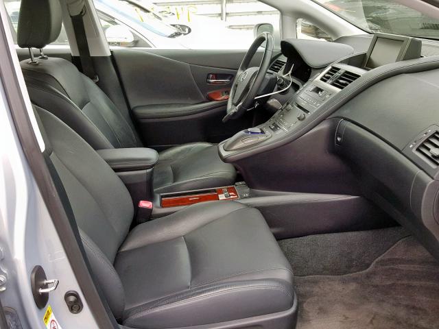 JTHBB1BA0B2046612 - 2011 LEXUS HS 250H SILVER photo 5