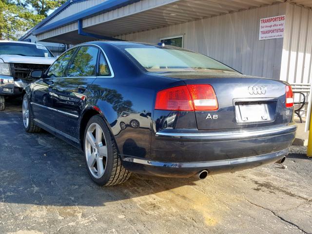 WAULV44E17N014494 - 2007 AUDI A8 4.2 QUA BLACK photo 3