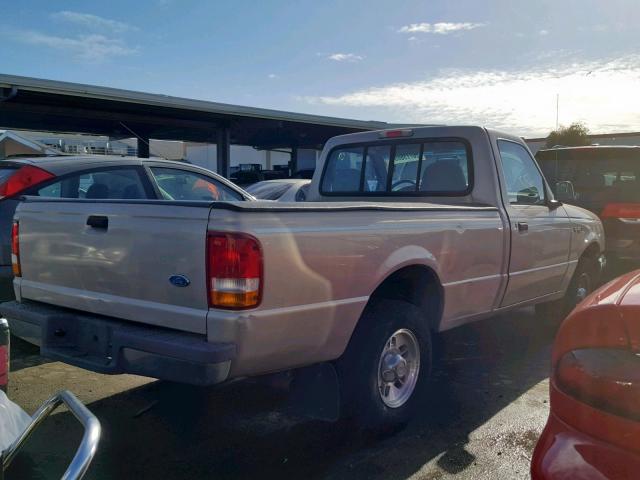 1FTCR10A4VTA49564 - 1997 FORD RANGER GOLD photo 4