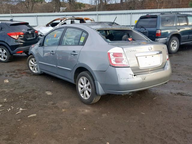 3N1AB6AP6AL687926 - 2010 NISSAN SENTRA 2.0 SILVER photo 3