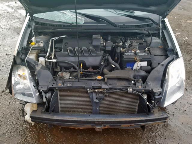 3N1AB6AP6AL687926 - 2010 NISSAN SENTRA 2.0 SILVER photo 7