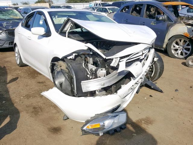 1C3CDFBH4DD110706 - 2013 DODGE DART SXT WHITE photo 1