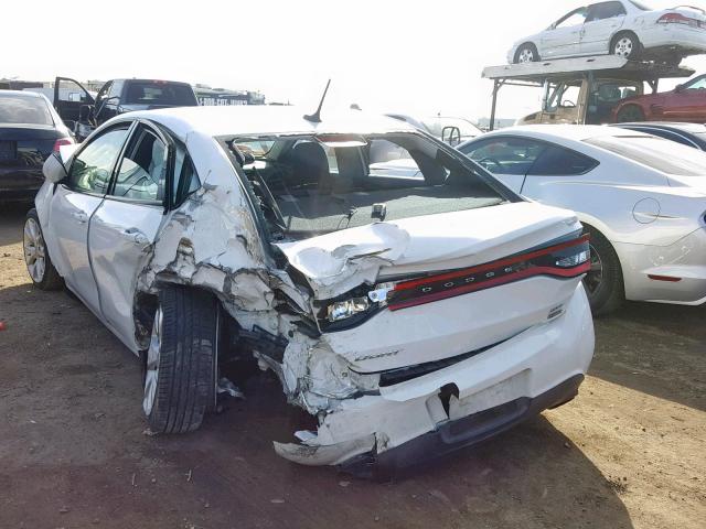 1C3CDFBH4DD110706 - 2013 DODGE DART SXT WHITE photo 3