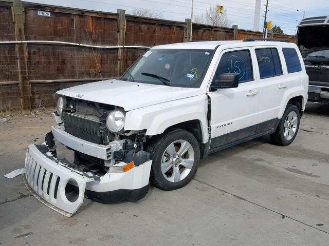 1C4NJPFA4ED513439 - 2014 JEEP PATRIOT LA WHITE photo 2