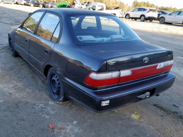 2T1BB02E8TC165090 - 1996 TOYOTA COROLLA DX BLACK photo 3