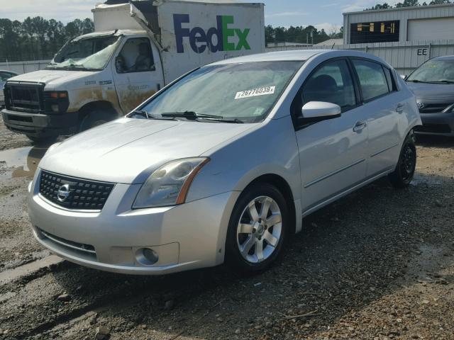 3N1AB61E38L693191 - 2008 NISSAN SENTRA 2.0 SILVER photo 2