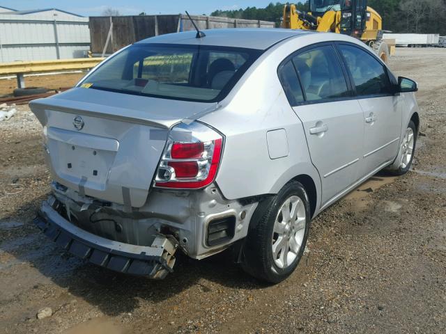 3N1AB61E38L693191 - 2008 NISSAN SENTRA 2.0 SILVER photo 4