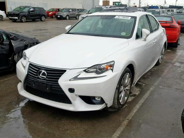 JTHBA1D20G5031977 - 2016 LEXUS IS 200T WHITE photo 2