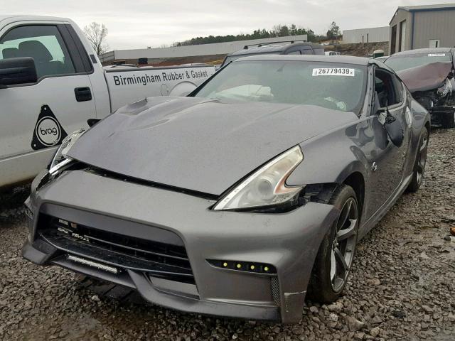 JN1AZ4EH4DM880279 - 2013 NISSAN 370Z BASE GRAY photo 2