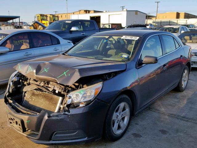 1G11C5SAXDF234947 - 2013 CHEVROLET MALIBU 1LT BLUE photo 2