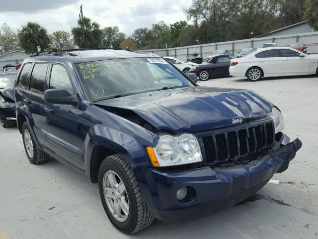 1J4GS48K96C127000 - 2006 JEEP GRAND CHER BLUE photo 1