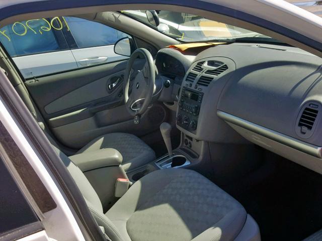 1G1ZT54875F227002 - 2005 CHEVROLET MALIBU LS Weiß Foto 5