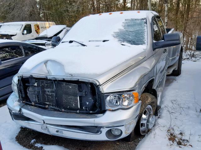 3D7MU48C34G210059 - 2004 DODGE RAM 3500 S SILVER photo 2