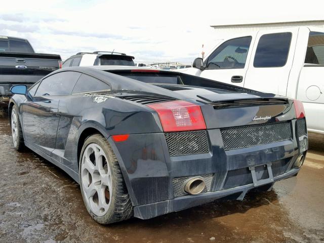 ZHWGU11S24LA00315 - 2004 LAMBORGHINI GALLARDO BLACK photo 3