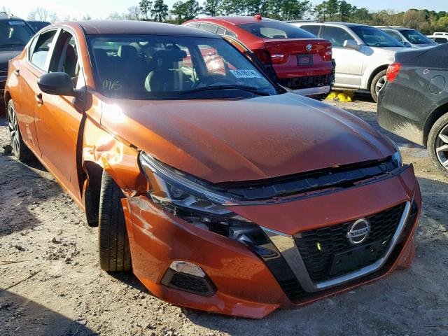 1N4BL4CV3KC111728 - 2019 NISSAN ALTIMA SR ORANGE photo 1