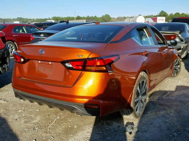 1N4BL4CV3KC111728 - 2019 NISSAN ALTIMA SR ORANGE photo 4