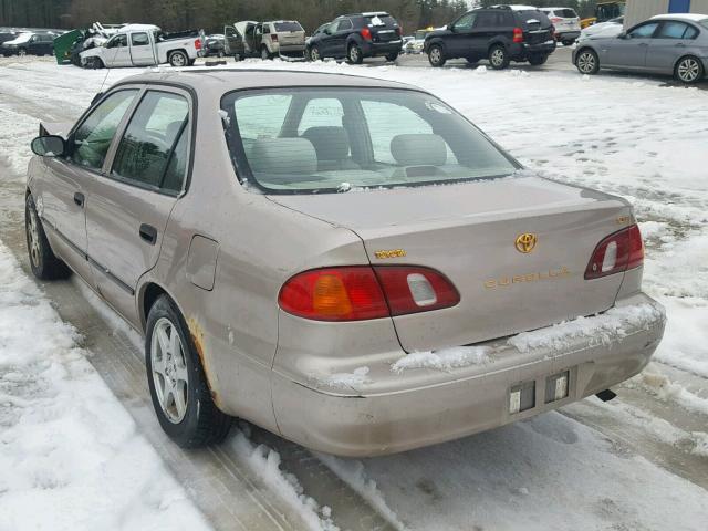 2T1BR12E9WC011607 - 1998 TOYOTA COROLLA VE BEIGE photo 3