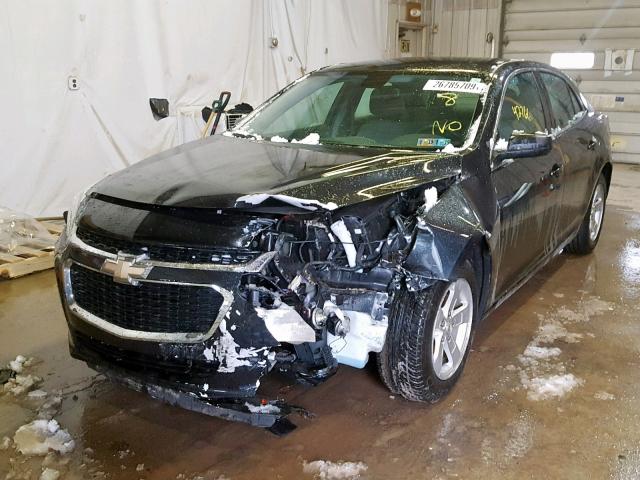 1G11B5SL5FF249556 - 2015 CHEVROLET MALIBU LS BLACK photo 2