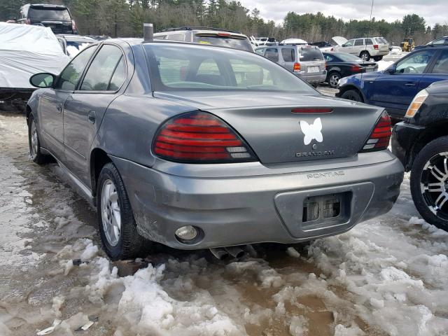 1G2NF52E73C312060 - 2003 PONTIAC GRAND AM S GRAY photo 3