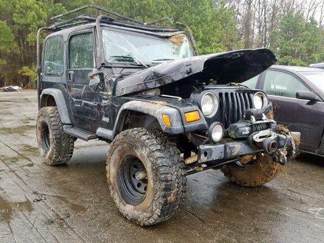 1J4FY19S6XP443553 - 1999 JEEP WRANGLER / BLACK photo 1