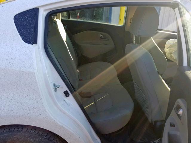 KNADM4A39H6013003 - 2017 KIA RIO LX WHITE photo 6