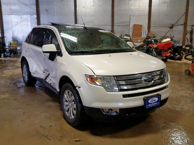 2FMDK49C08BA54338 - 2008 FORD EDGE LIMIT WHITE photo 1