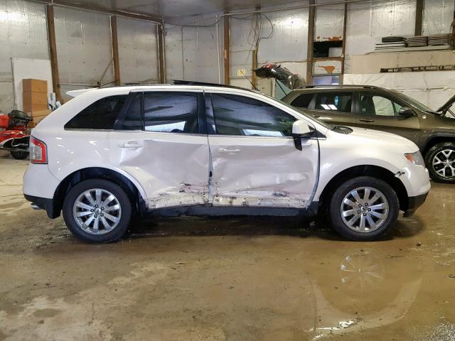 2FMDK49C08BA54338 - 2008 FORD EDGE LIMIT WHITE photo 9